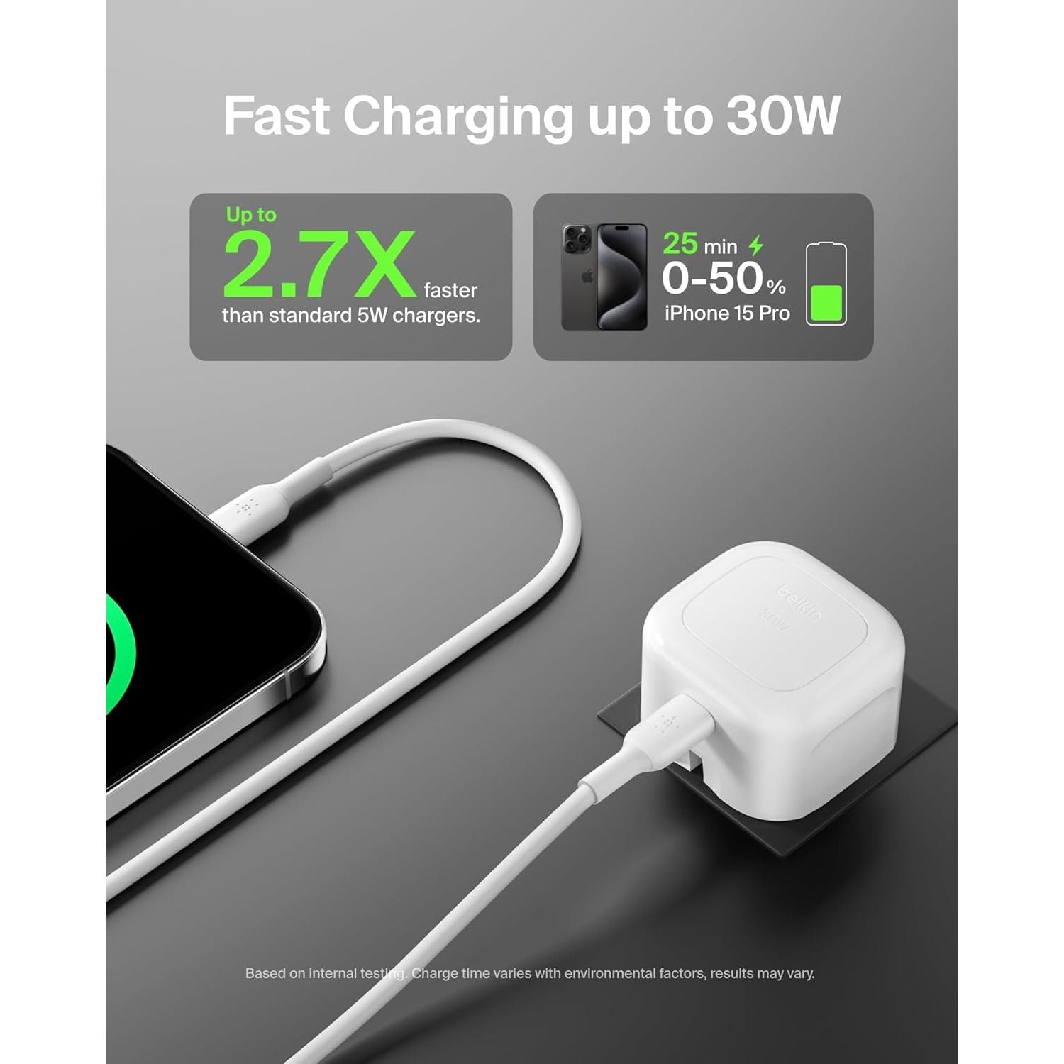 Buy Belkin,Belkin BoostCharge Compact Wall Charger 30W USB-C PD - White - Gadcet UK | UK | London | Scotland | Wales| Near Me | Cheap | Pay In 3 | Power Adapters